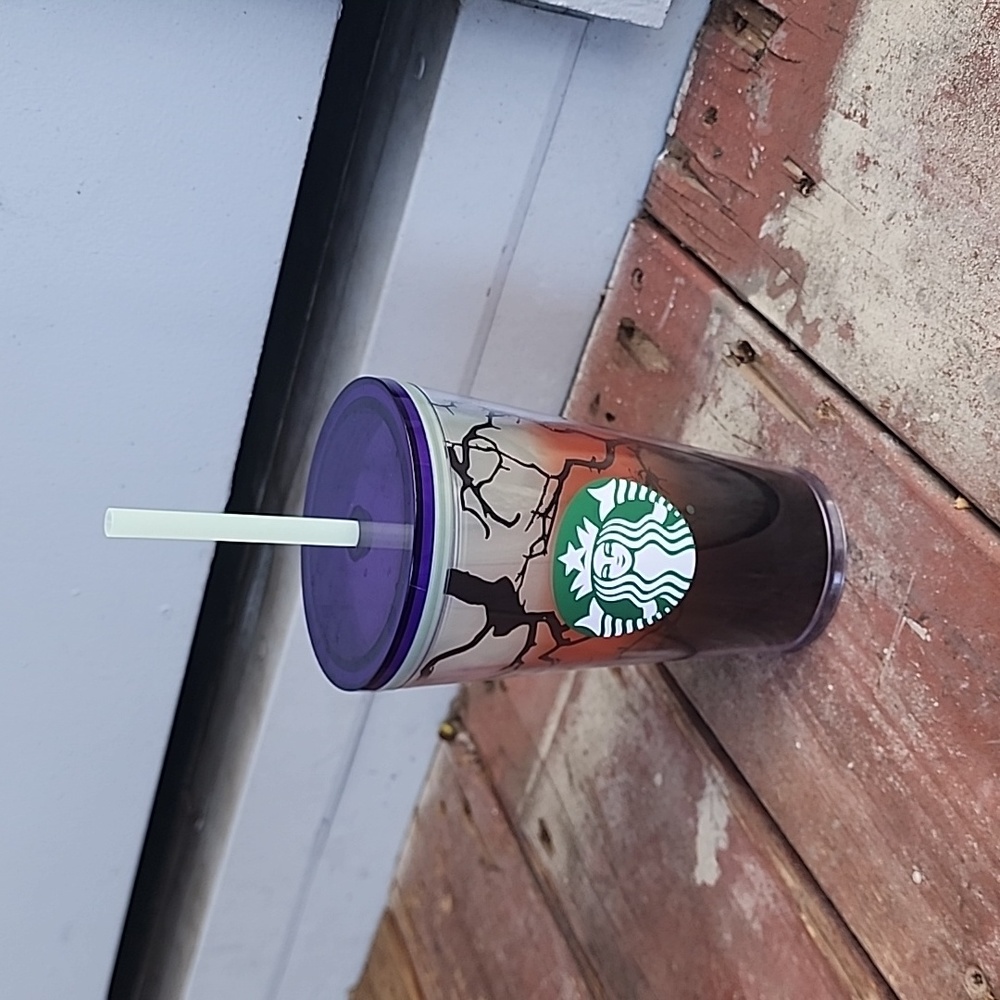 Starbucks Raven’s Perch Glow in the Dark Cold Cup Tumbler GITD